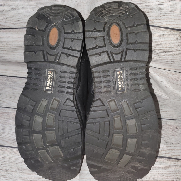 Rockport Men's Waterproof Work Boots Size 8 - Picture 6 of 10